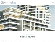 Tablet Screenshot of capitaltowers.pl